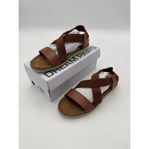 Dream Pairs Brown Strappy Sandals – Women’s